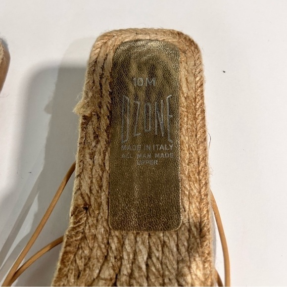 OZONE sandals made in Italy man made size:10M - Picture 3 of 8